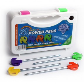 Hard Ground Vibrant Pegs x 20