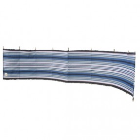 9 -Pole Navy / Burgundy 'Striped' Contemporary Windbreak